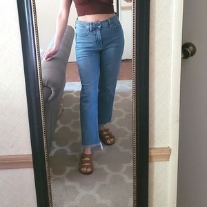 Madewell perfect vintage crop size 26 27